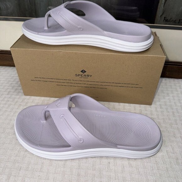 Sperry Float Thong Sandals Windward Lilac Size 8 M - Picture 1 of 8